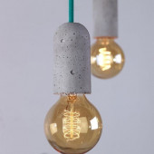 Ретро лампочка круглая с нитью-спиралью, Ø 6 см